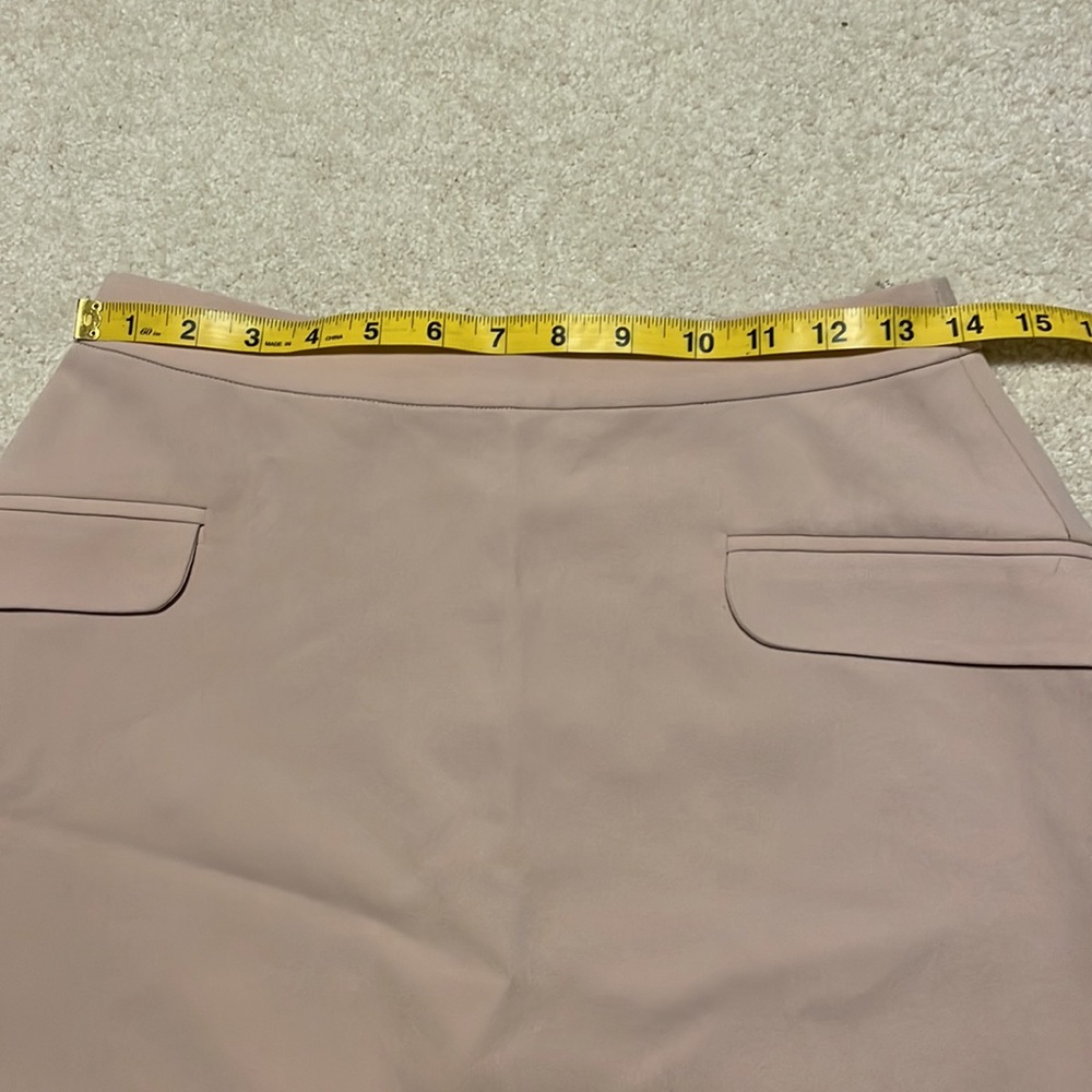 Alice + Olivia Dusty Pink Mini Skirt - Picture 2 of 5